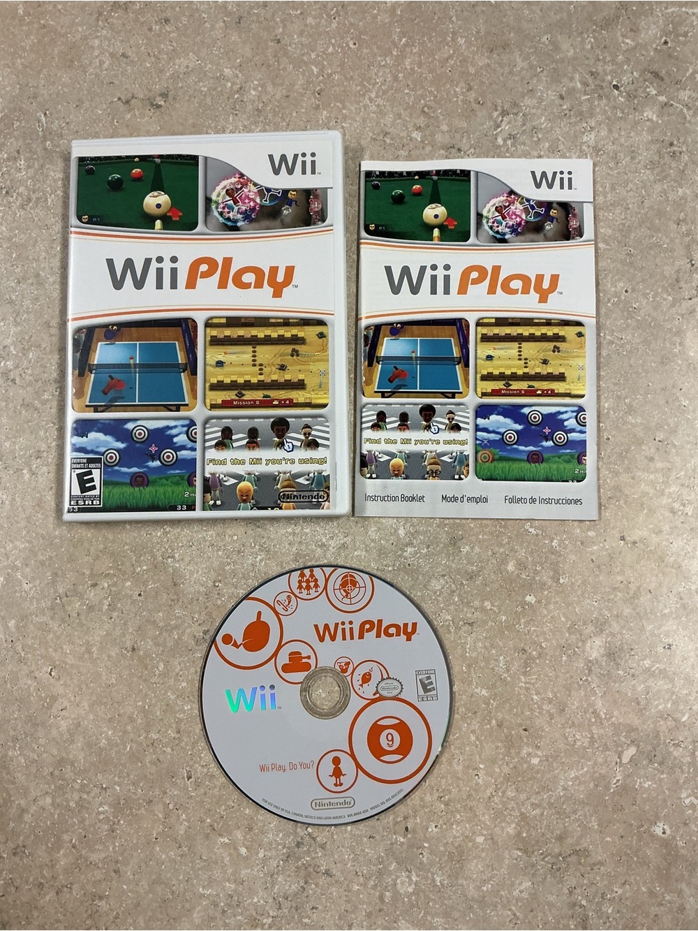 Nintendo Wii Play Game Complete Tested Manual, Case & Game